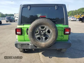 2019 Jeep Wrangler Unlimited Sport с VIN 1C4HJXDG3KW568971, выставлен на аукционе Copart как лот 61813995 с пробегом 80 397 миль миль и Списание • Salvage title. История ставок и продаж доступна на DreamBid. Изображение 6.