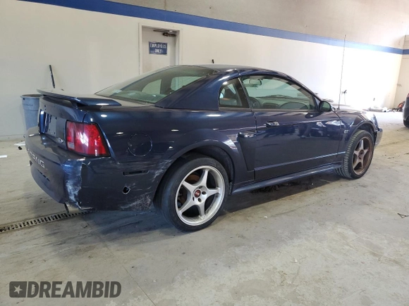 2002 Ford Mustang GT Deluxe with VIN 1FAFP42X72F131861, listed as a Copart auction lot 46812945 with 0 mi miles and Clean Title. Bid and sale history available at carsss.com. Image 3.