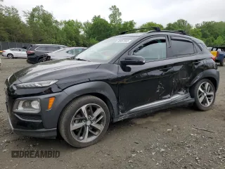 2020 Hyundai Kona Limited z VIN KM8K3CA53LU486193, wystawiony jako Copart lot #55657965 z przebiegiem 57 881 mil mil oraz Szkoda całkowita • Salvage title. Historia ofert i sprzedaży dostępna na DreamBid. Obrazek 1.
