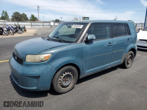 2008 Scion xB z VIN JTLKE50E481029899, wystawiony jako Copart lot #58863455 z przebiegiem 163 789 mil mil oraz Szkody całkowita. Historia ofert i sprzedaży dostępna na DreamBid. Obrazek 1.