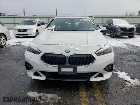 2021 BMW 2 Series 228i xDrive with VIN WBA73AK00M7G34687, listed as a Copart auction lot 43395285 with 34,868 mi miles and Salvage Title. Bid and sale history available at carsss.com. Image 5.