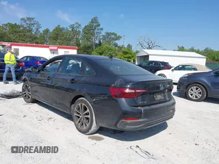 2024 Volkswagen Jetta Sport with VIN 3VWAM7BUXRM064443, listed as a IAAI auction lot 42049756 with 9,722 mi miles and . Bid and sale history available at DreamBid. Image 3.