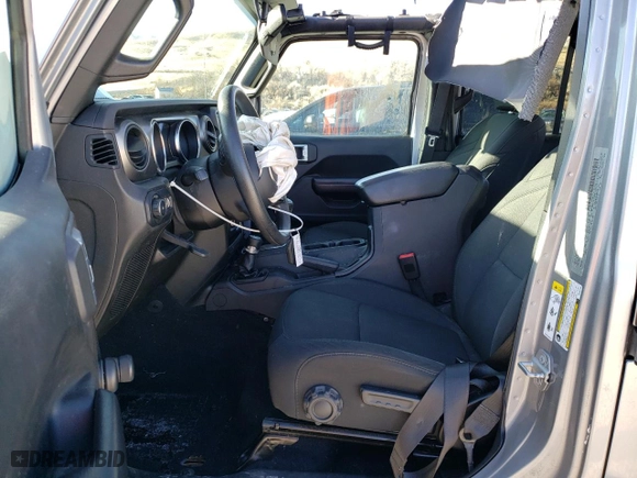 2019 Jeep Wrangler Unlimited Sport with VIN 1C4HJXDG9KW561720, listed as a Copart auction lot 44467445 with 69,290 mi miles and Salvage Title. Bid and sale history available at carsss.com. Image 7.