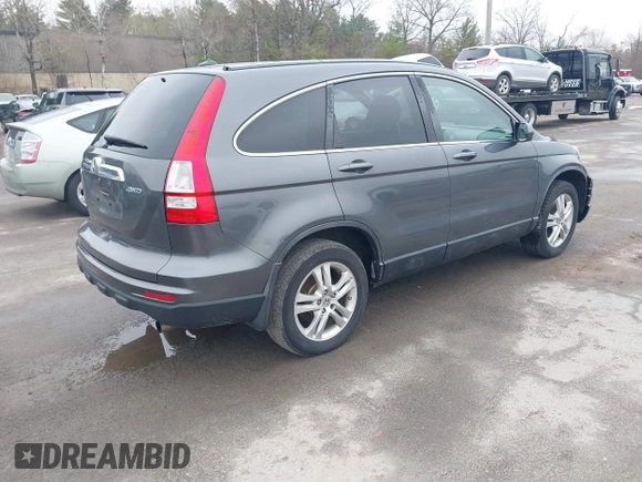 2011 Honda CR-V EX-L with VIN 5J6RE4H76BL041195, listed as a IAAI auction lot 42023662 with 186,886 mi miles. Bid and sale history available at carsss.com. Image 4.