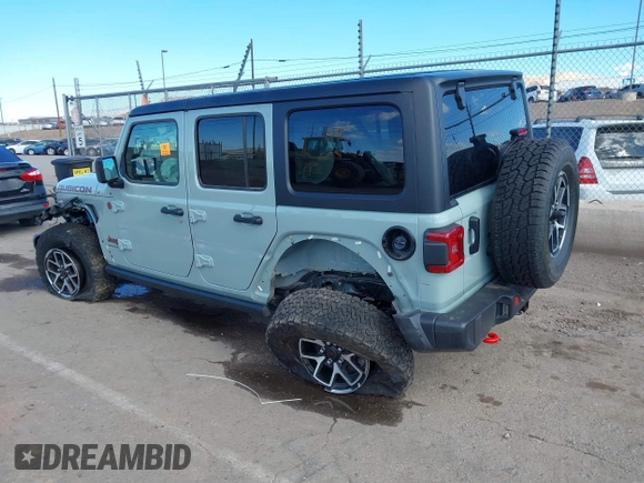 2024 Jeep Wrangler Rubicon с VIN 1C4PJXFG2RW307706, выставлен на аукционе IAAI как лот 41355608 с пробегом 13 378 миль миль и . История ставок и продаж доступна на DreamBid. Изображение 3.