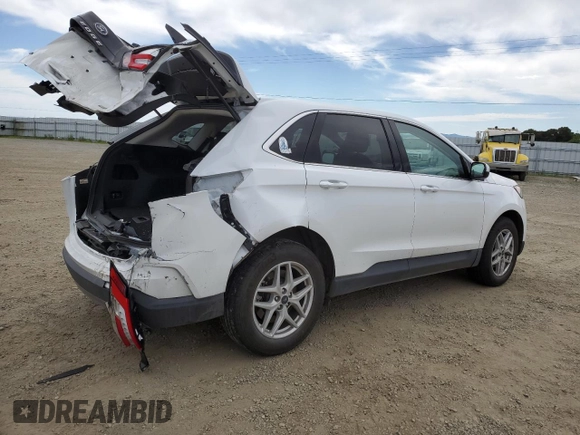 2023 Ford Edge SEL with VIN 2FMPK4J90PBA00341, listed as a Copart auction lot 51640685 with 42,779 mi miles and Salvage Title. Bid and sale history available at carsss.com. Image 3.