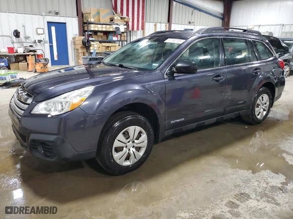2013 Subaru Outback 2.5i with VIN 4S4BRBAC5D3255696, listed as a Copart auction lot 50780755 with 152,446 mi miles and Salvage Title. Bid and sale history available at carsss.com. Image 1.