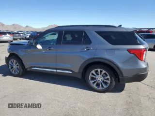 2024 Ford Explorer XLT with VIN 1FMSK7DH8RGA67697, listed as a Copart auction lot 46180735 with 908 mi miles and Salvage Title. Bid and sale history available at carsss.com. Image 2.