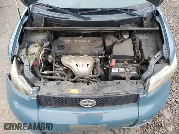 2008 Scion xB with VIN JTLKE50E781050827, listed as a Copart auction lot 51540855 with 82,382 mi miles and Salvage Title. Bid and sale history available at carsss.com. Image 12.