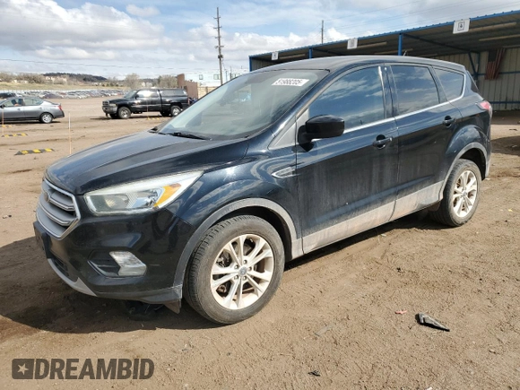 2017 Ford Escape SE with VIN 1FMCU9GD1HUA84912, listed as a Copart auction lot 51988205 with 111,028 mi miles and Salvage Title. Bid and sale history available at carsss.com. Image 1.