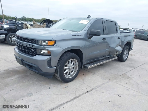 2021 Chevrolet Silverado 1500 Custom with VIN 3GCPWBEK0MG193609, listed as a IAAI auction lot 41262536 with 78,990 mi miles. Bid and sale history available at carsss.com. Image 21.