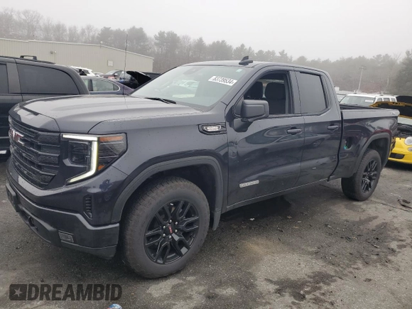 2023 GMC Sierra 1500 with VIN 1GTVUCE82PZ327869, listed as a Copart auction lot 83739534 with 10,440 mi miles and Salvage Title. Bid and sale history available at DreamBid. Image 1.