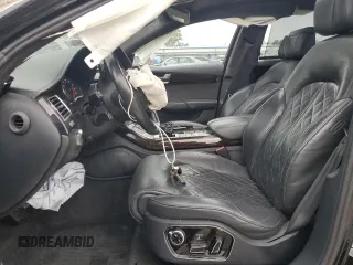 2017 Audi A8 Sport with VIN WAU43AFD4HN005979, listed as a Copart auction lot 48757375 with 148,350 mi miles and Salvage Title. Bid and sale history available at DreamBid. Image 7.