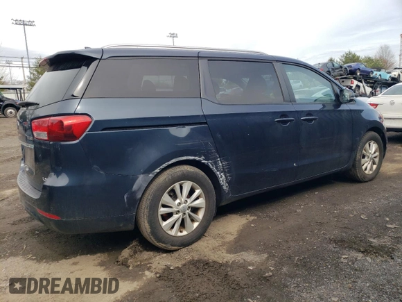 2016 Kia Sedona LX with VIN KNDMB5C13G6179266, listed as a Copart auction lot 51636305 with 127,160 mi miles and Clean Title. Bid and sale history available at carsss.com. Image 3.