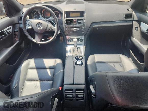 2009 Mercedes-Benz C 300 Sport with VIN WDDGF81X29F256566, listed as a Copart auction lot 66150805 with 125,243 mi miles and Salvage title. Bid and sale history available at DreamBid. Image 8.