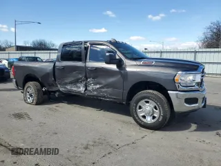 2024 Ram 2500 Tradesman with VIN 3C6UR5CJ8RG171586, listed as a Copart auction lot 46878235 with 13,240 mi miles and Salvage Title. Bid and sale history available at carsss.com. Image 4.