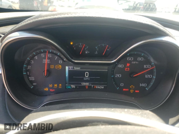 2015 Chevrolet Impala LT with VIN 2G1115SL7F9198458, listed as a Copart auction lot 57996275 with 128,480 mi miles and Salvage title. Bid and sale history available at DreamBid. Image 9.