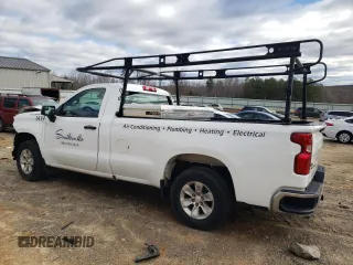 2021 Chevrolet Silverado 1500 Work Truck with VIN 3GCNWAEF5MG250973, listed as a Copart auction lot 47403095 with 78,301 mi miles and Salvage Title. Bid and sale history available at carsss.com. Image 2.