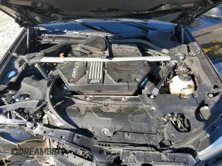 2020 BMW X4 M Competition z VIN 5YMUJ0C00L9C44560, wystawiony jako Copart lot #83274014 z przebiegiem Nie podano mil oraz Szkoda całkowita • Salvage title. Historia ofert i sprzedaży dostępna na DreamBid. Obrazek 12.