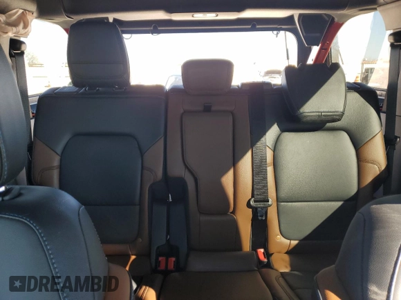 2023 Ford Bronco with VIN 1FMEE5BP2PLB61761, listed as a Copart auction lot 46178755 with 17,180 mi miles and Salvage Title. Bid and sale history available at DreamBid. Image 10.