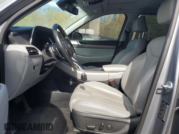 2020 Hyundai Palisade SEL with VIN KM8R4DHE9LU109343, listed as a Copart auction lot 52791105 with 51,542 mi miles and Salvage title. Bid and sale history available at DreamBid. Image 7.