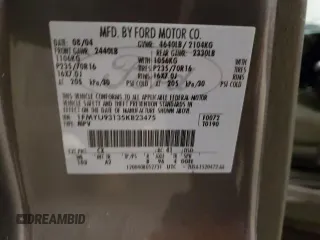 2005 Ford Escape XLT с VIN 1FMYU93135KB23475, выставлен на аукционе Copart как лот 44240295 с пробегом 210 732 миль миль и Чистый • Clean title. История ставок и продаж доступна на DreamBid. Изображение 12.