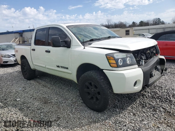 2005 Nissan Titan SE with VIN 1N6BA07B25N535867, listed as a Copart auction lot 45205415 with 207,858 mi miles and Salvage Title. Bid and sale history available at DreamBid. Image 4.