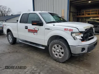 2014 Ford F-150 XL with VIN 1FTFX1EF2EFC92988, listed as a Copart auction lot 44261055 with 235,903 mi miles and Salvage title. Bid and sale history available at DreamBid. Image 4.