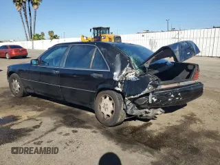 1994 Mercedes-Benz S with VIN WDBGA51E2RA184222, listed as a Copart auction lot 77403664 with 109,428 mi miles and Salvage Title. Bid and sale history available at DreamBid. Image 2.