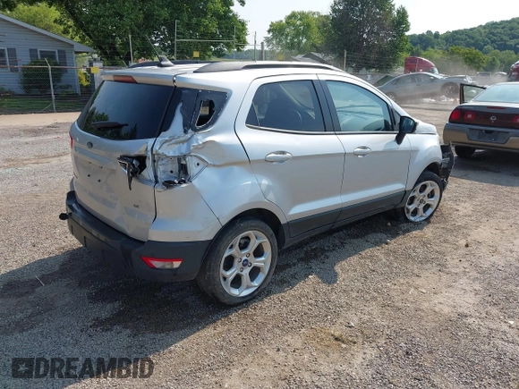 2021 Ford EcoSport SE with VIN MAJ3S2GE3MC412086, listed as a IAAI auction lot 42399957 with 38,628 mi miles and . Bid and sale history available at DreamBid. Image 4.