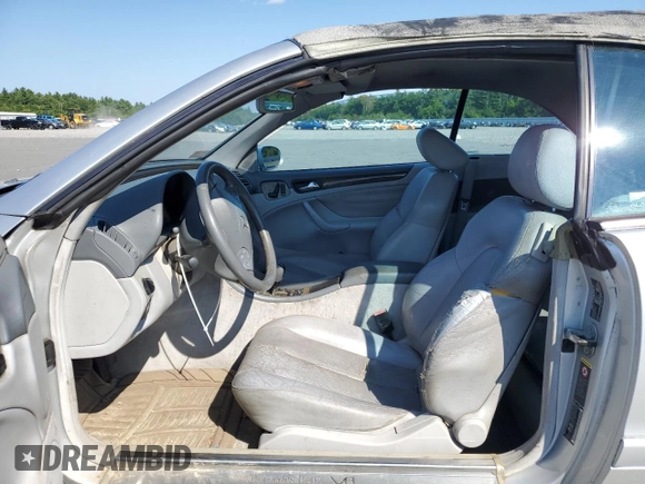 2002 Mercedes-Benz CLK 320/430 with VIN WDBLK70G32T108710, listed as a Copart auction lot 69556774 with 147,268 mi miles and Salvage Title. Bid and sale history available at DreamBid. Image 7.