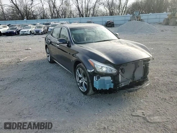 2016 Infiniti Q70 with VIN JN1BY1PR1GM720733, listed as a Copart auction lot 44587575 with 81,254 mi miles and Non repairable. Bid and sale history available at DreamBid. Image 14.