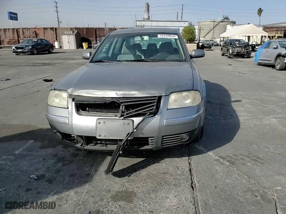 2002 Volkswagen Passat GLS with VIN WVWPD63B72P451245, listed as a Copart auction lot 79720954 with 208,783 mi miles and Salvage Title. Bid and sale history available at carsss.com. Image 10.