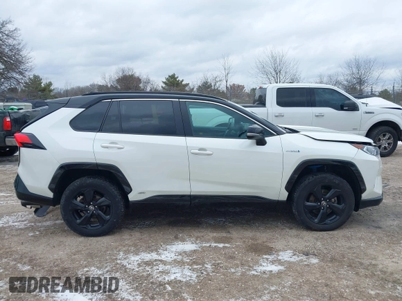 2021 Toyota RAV4 Hybrid XSE with VIN 4T3E6RFVXMU032368, listed as a IAAI auction lot 41358963 with 69,337 mi miles and . Bid and sale history available at DreamBid. Image 13.