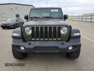 2023 Jeep Wrangler Sport S with VIN 1C4HJXDG4PW510259, listed as a Copart auction lot 45361515 with 26,162 mi miles and Salvage Title. Bid and sale history available at DreamBid. Image 5.
