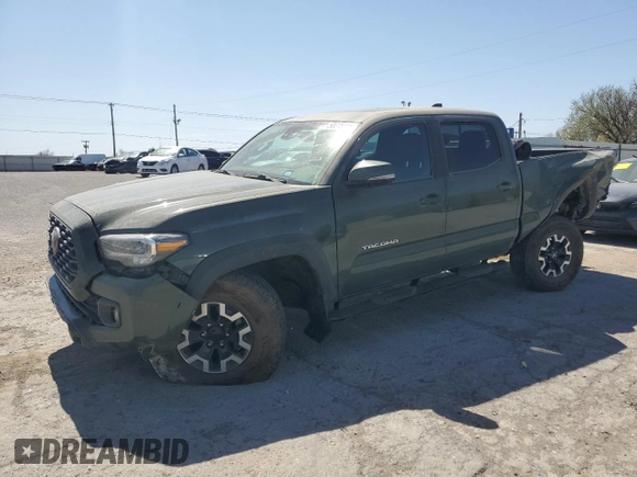 2021 Toyota Tacoma 4WD SR5 with VIN 3TMDZ5BN2MM101766, listed as a Copart auction lot 50015205 with 29,176 mi miles and Salvage Title. Bid and sale history available at carsss.com. Image 1.