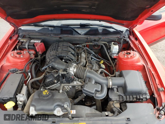 2012 Ford Mustang Premium with VIN 1ZVBP8AM9C5222867, listed as a Copart auction lot 62659515 with 205,708 mi miles and Salvage title. Bid and sale history available at DreamBid. Image 11.