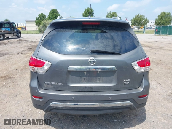 2016 Nissan Pathfinder S with VIN 5N1AR2MMXGC621351, listed as a IAAI auction lot 42612560 with 226,622 mi miles and . Bid and sale history available at DreamBid. Image 16.
