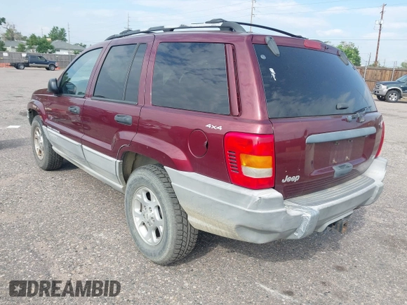 1999 Jeep Grand Cherokee Laredo с VIN 1J4GW58N3XC623612, выставлен на аукционе IAAI как лот 42564352 с пробегом 156 808 миль миль и . История ставок и продаж доступна на DreamBid. Изображение 3.