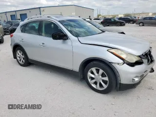 2008 Infiniti EX Journey with VIN JNKAJ09F18M359305, listed as a Copart auction lot 50823165 with 152,595 mi miles and Salvage title. Bid and sale history available at DreamBid. Image 4.