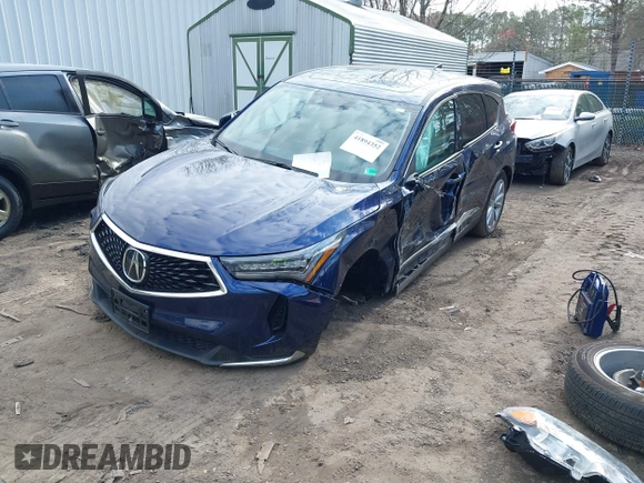 2023 Acura RDX with VIN 5J8TC2H38PL007674, listed as a IAAI auction lot 41894352 with 18,061 mi miles. Bid and sale history available at carsss.com. Image 18.