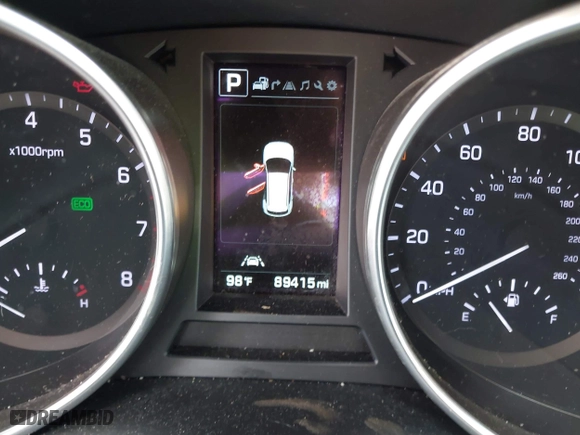 2017 Hyundai Santa Fe Limited Ultimate with VIN KM8SRDHF7HU180527, listed as a IAAI auction lot 41557692 with 89,415 mi miles. Bid and sale history available at carsss.com. Image 16.