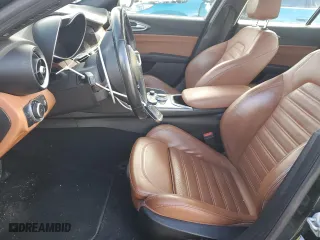 2021 Alfa Romeo Giulia Ti with VIN ZARFANBN7M7645731, listed as a Copart auction lot 87055044 with 122,395 mi miles and Salvage Title. Bid and sale history available at carsss.com. Image 7.
