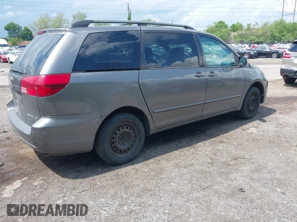 2004 Toyota Sienna CE with VIN 5TDZA23C34S129567, listed as a IAAI auction lot 42186295 with 184,220 mi miles and . Bid and sale history available at DreamBid. Image 4.