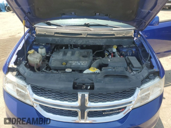 2012 Dodge Journey SXT with VIN 3C4PDCBB6CT324709, listed as a Copart auction lot 63300405 with 179,946 mi miles and Salvage title. Bid and sale history available at DreamBid. Image 11.