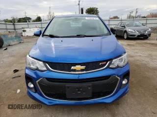 2017 Chevrolet Sonic LT with VIN 1G1JD6SH8H4166472, listed as a Copart auction lot 72593214 with 29,297 mi miles and Salvage Title. Bid and sale history available at carsss.com. Image 5.