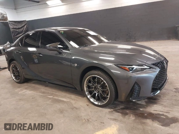 2022 Lexus IS 350 F Sport with VIN JTHGZ1E28N5023281, listed as a IAAI auction lot 41881141 with 29,040 mi miles and . Bid and sale history available at DreamBid. Image 1.