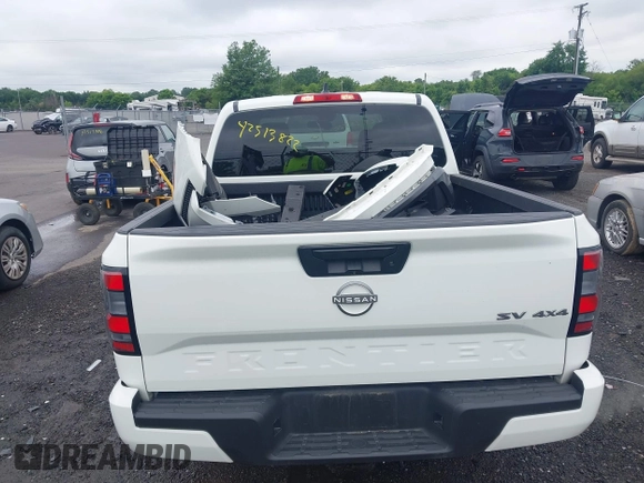 2024 Nissan Frontier S with VIN 1N6ED1EK0RN666847, listed as a IAAI auction lot 42513822 with 25,084 mi miles and . Bid and sale history available at DreamBid. Image 17.