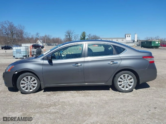 2015 Nissan Sentra SR with VIN 3N1AB7AP7FL681047, listed as a IAAI auction lot 41800969 with NaN miles. Bid and sale history available at carsss.com. Image 15.