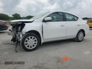 2019 Nissan Versa SV z VIN 3N1CN7APXKL880765, wystawiony jako Copart lot #57474965 z przebiegiem 27 736 mil mil oraz Szkoda całkowita • Salvage title. Historia ofert i sprzedaży dostępna na DreamBid. Obrazek 1.